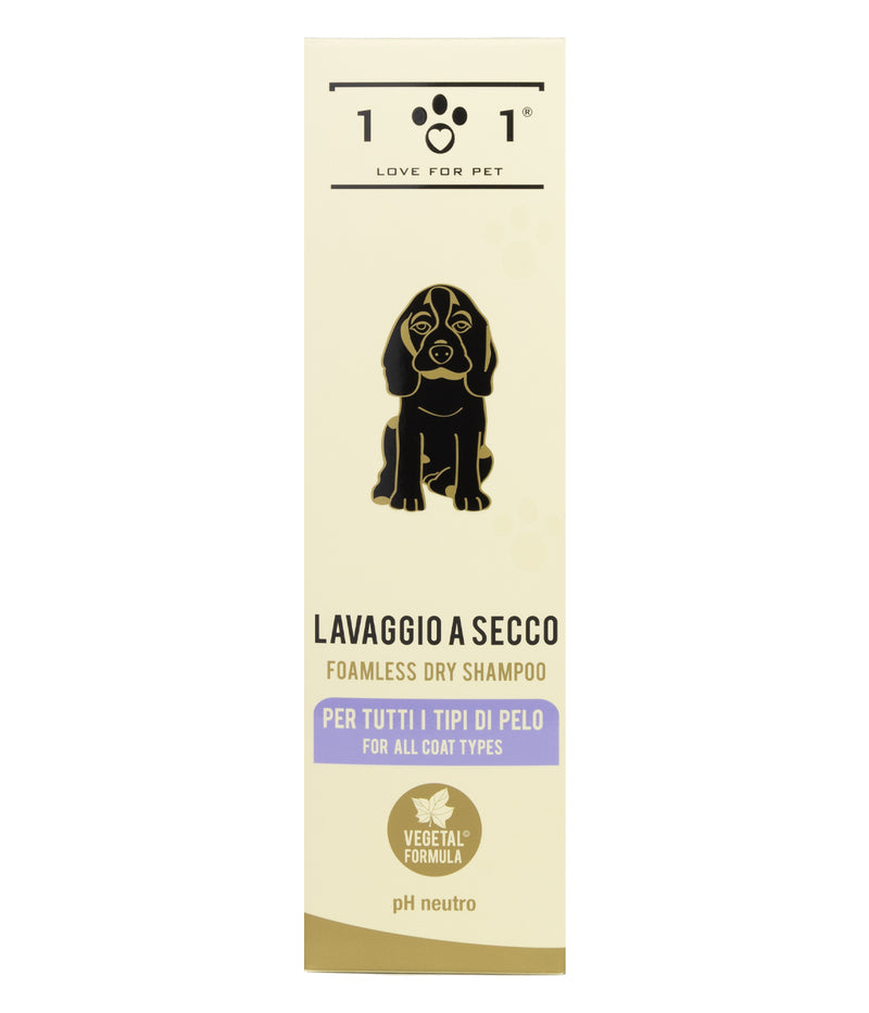 Sampon uscat caini LINEA 101 250ml, ingrediente naturale, utilizare frecventa, fara clatire image 0