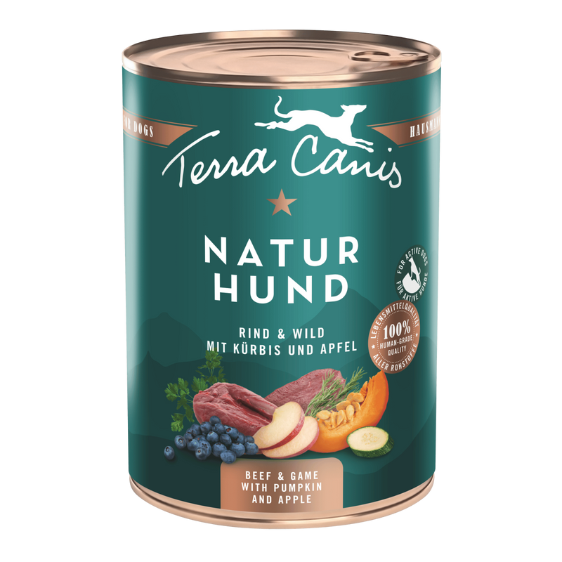 Hrana umeda caini Terra Canis Naturhund, vita vanat, dovleac mar, fara cereale, 400g image 0