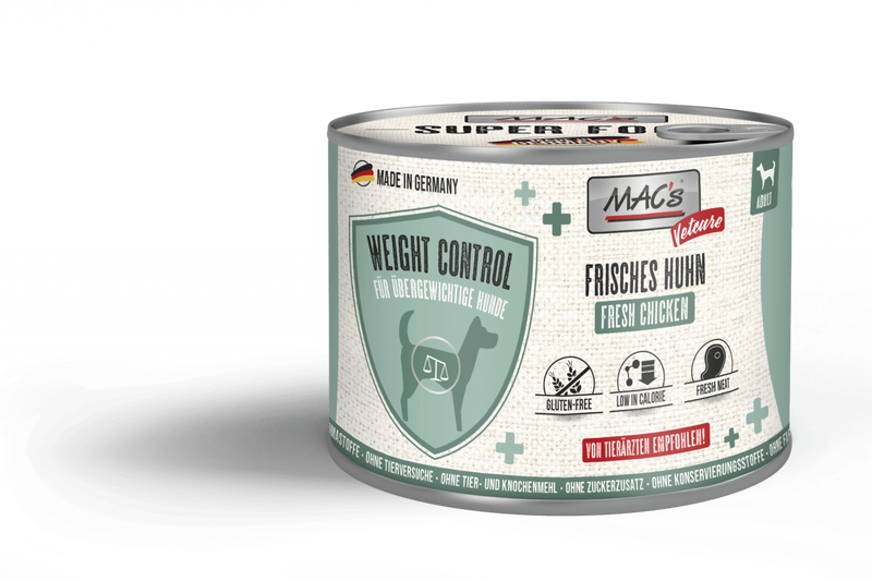 Hrana caini MAC's Vetcare Weight Control, 200g, pui, continut scazut calorii, digestie sanatoasa image 0