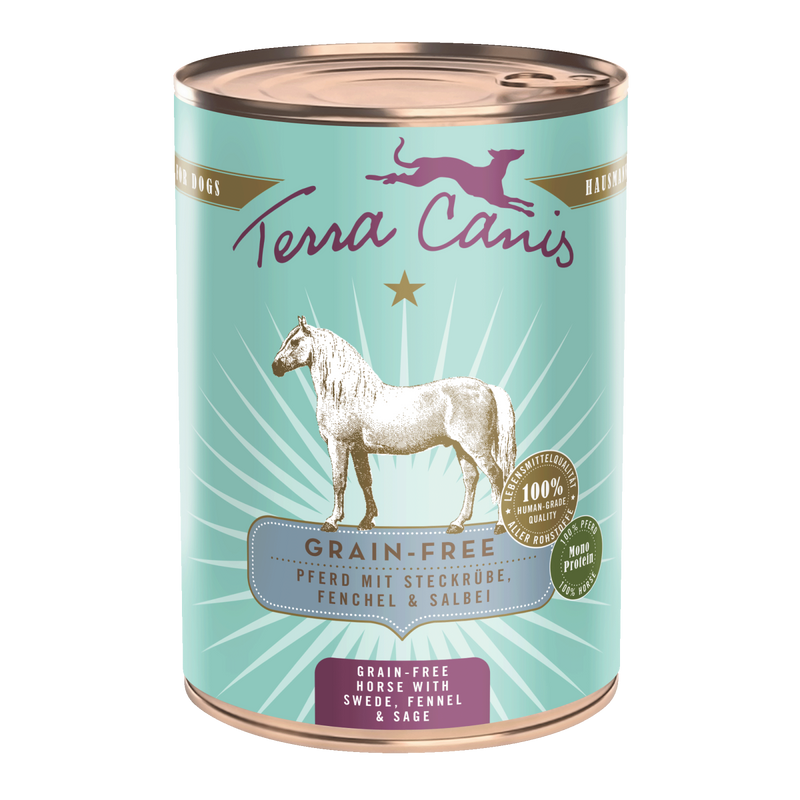 Hrana caini umeda Terra Canis Grain Free Cal, 59% carne cal, fara cereale, 400g image 0