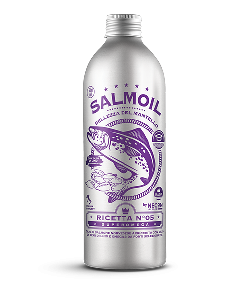 Ulei de somon NECONPETFOOD Salmoil Reteta 5, 50 ml, Omega 3, pentru caini si pisici image 0