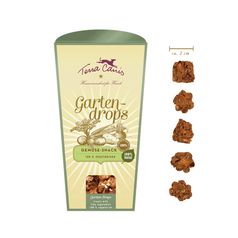 Recompense Caini Terra Canis Gartendrops, morcov, telina, 6.7% proteine, fara gluten, 250g image 0