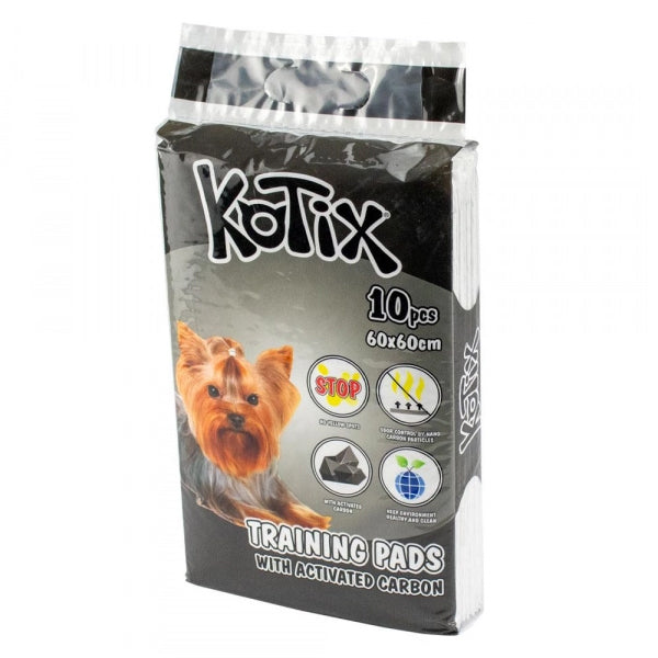Covorase absorbante caini KOTIX, 60x60 cm, carbon activ, set 10 buc, ultra-absorbant image 0