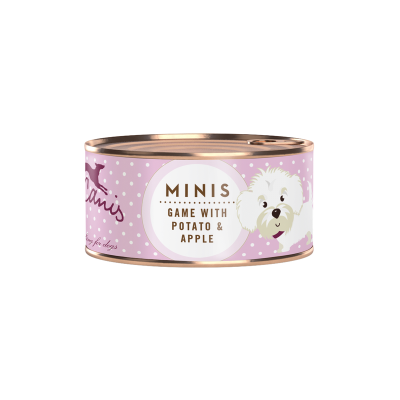 Hrana umeda caini Terra Canis Mini Game, carne vanat 54%, 100g, talie mica image 0