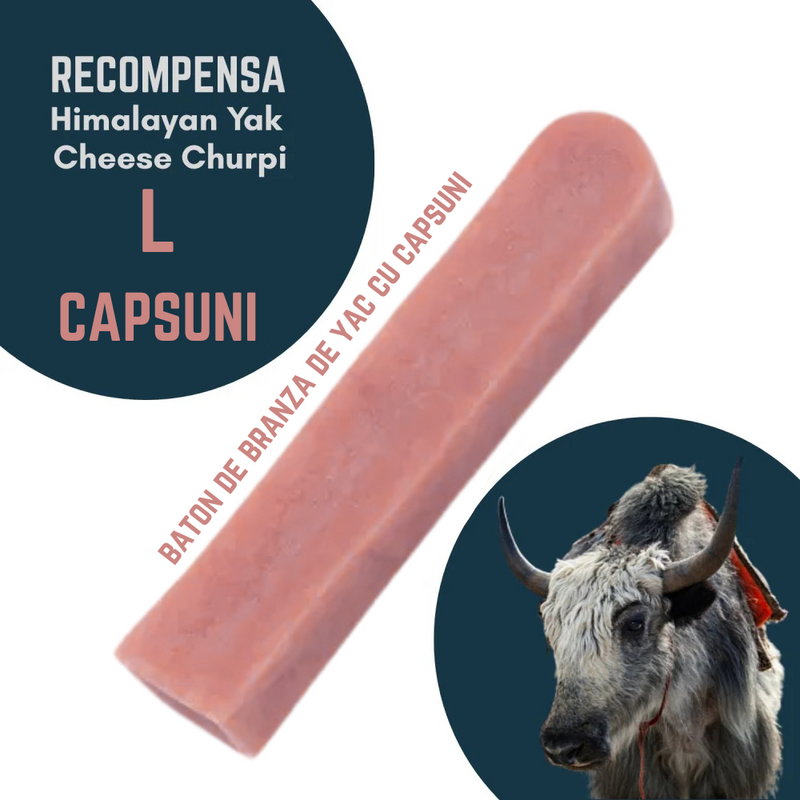 Recompensa caini Petmex Baton branza Yak Himalaya Churpi L, capsuni, digestie sanatoasa image 0