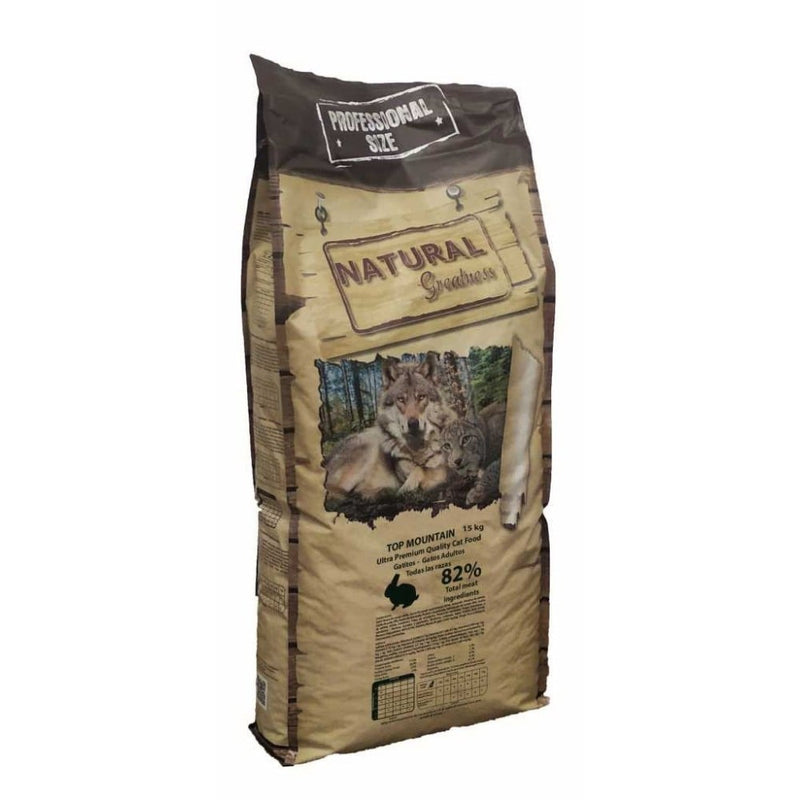 Hrana uscata pisici Natural Greatness Cat Top Mountain, 15kg, iepure, 37% proteine, 20% grasimi image 0