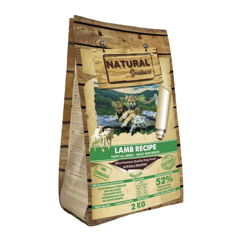 Hrana caini Natural Greatness Miel, hipoalergenica, fara cereale, 29% proteine, 2 kg image 0