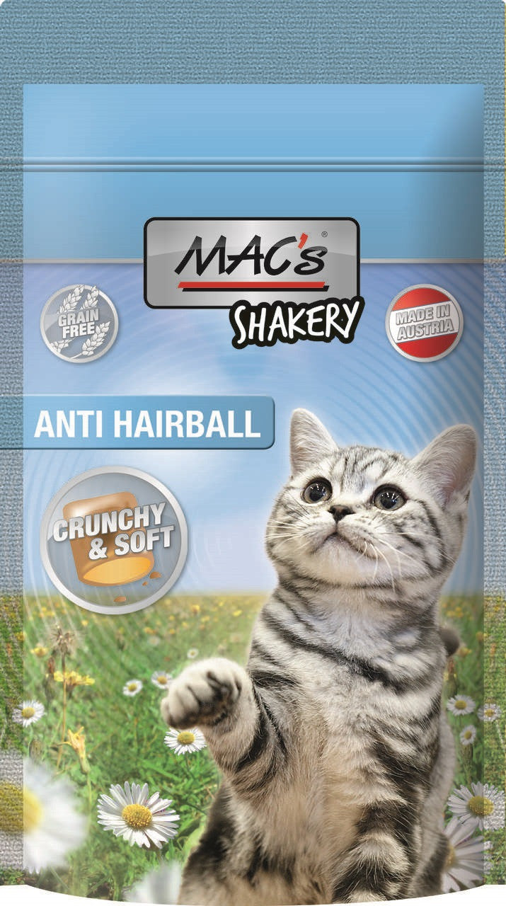 Recompense pisici MAC's Anti-Hairball, pui, 60g, proteine 35%, fibre 4% image 0