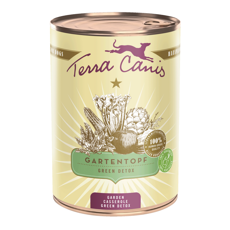 Hrana umeda caini Terra Canis Green Detox 400g, legume verzi, digestie sanatoasa, ingrediente umane image 0
