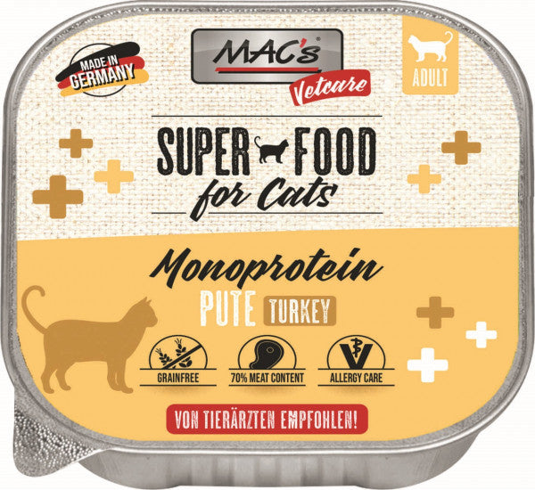 Hrana pisici MACs Mono Curcan 100g, monoproteica, 70% carne curcan, ingrediente naturale, dieta image 0
