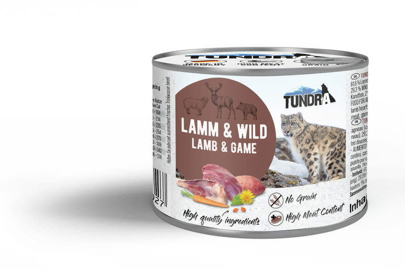 Hrana umeda pisici TUNDRA Cat miel 61.6% vanat 29.3%, 200g, pentru adulti image 0