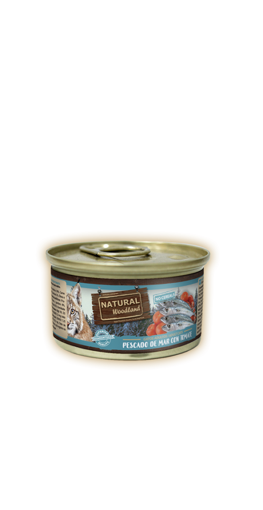 Hrana umeda pisici Natural Woodland C566, 50% peste albastru, 10% curcan, 85g, naturala image 0