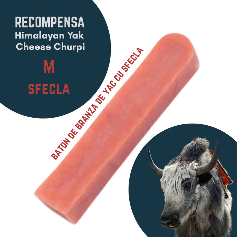 Recompense Caini Petmex Churpi M, branza Yak, sfecla, proteina 62.4%, calciu, igiena orala image 0