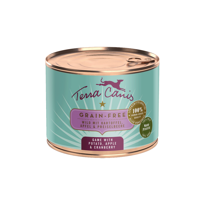 Hrana umeda caini Terra Canis, vanat 55%, fara gluten, 200g image 0