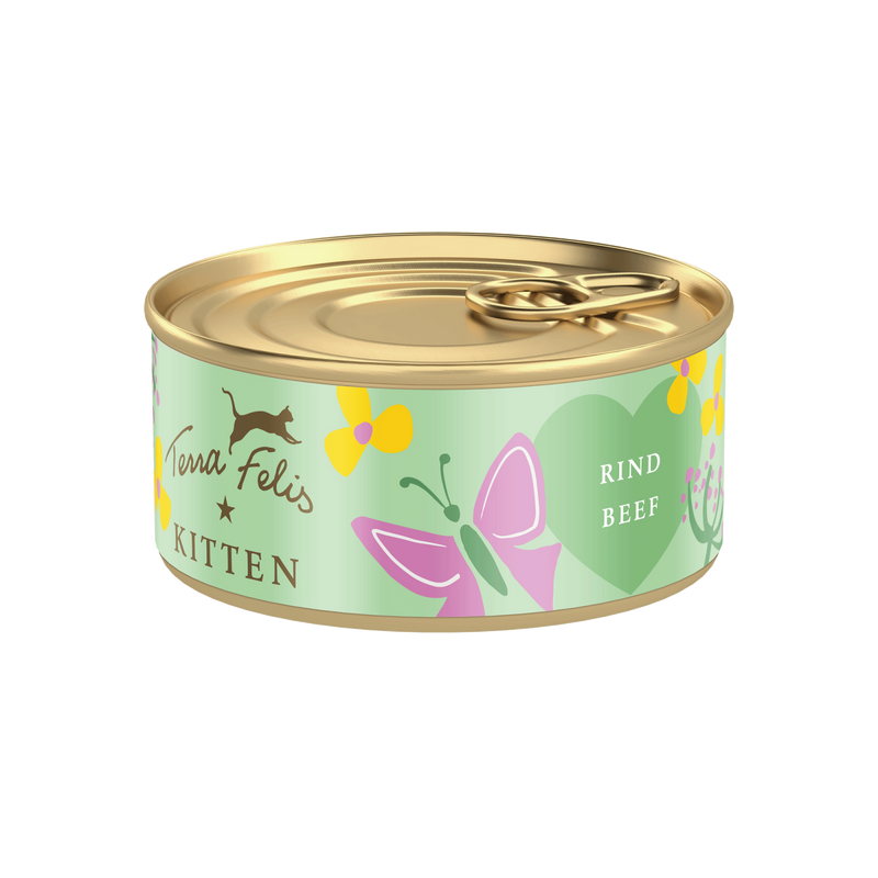 Hrana umeda pisici Terra Felis Kitten Mono Beef, 71% vita, 70g, fara aditivi image 0