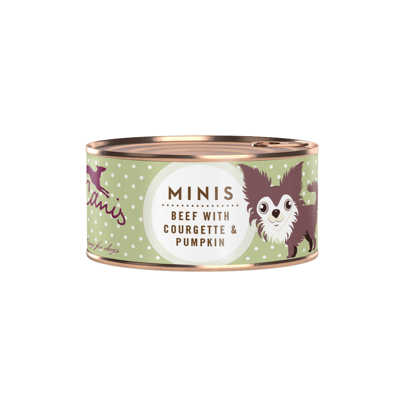 Hrana umeda caini Terra Canis Mini Beef 100g, vita, dovleac, zucchini, adulti image 0