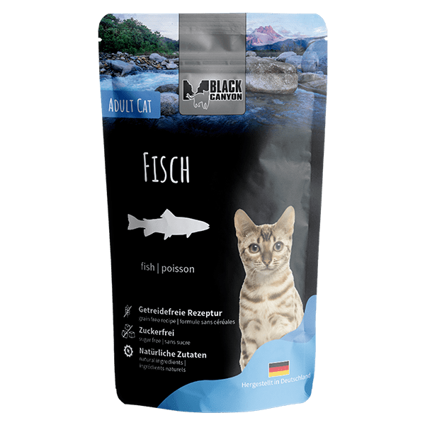 Black Canyon Cat Pouchpack Fish 85g (Peste)