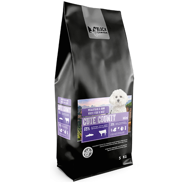 BLACK CANYON DOG CUTE COUNTY MINI WHITE FISH AND BEEF 5KG