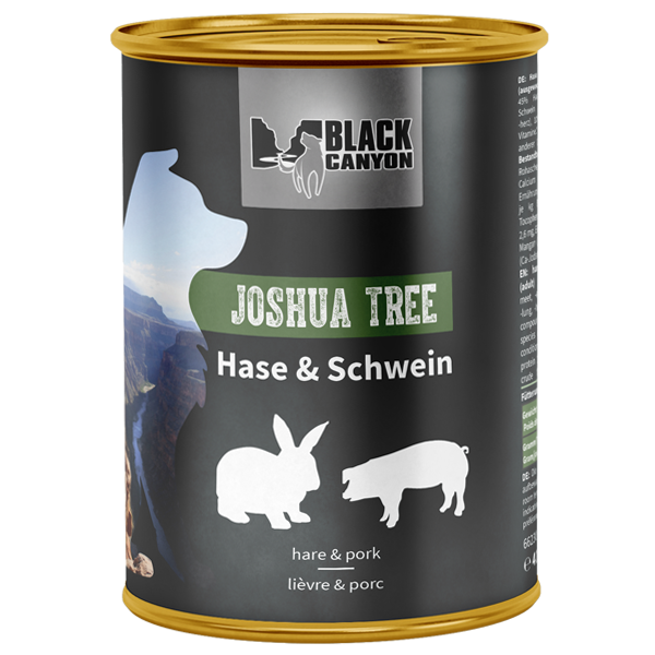 Black Canyon Dog Joshua Tree Rabbit and Pig 410g (Iepure si Porc)
