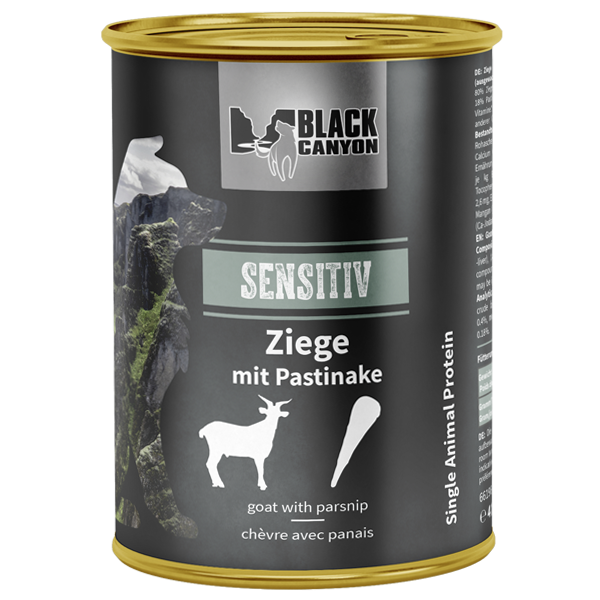Black Canyon Dog Sensitive Goat and Parsnip 400g (Capra si Pastarnac)