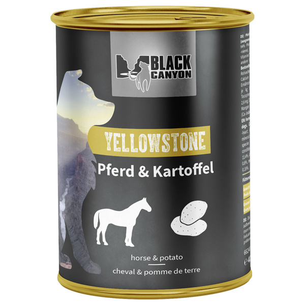 Black Canyon Dog Yellowstone Horse and Potato 410g (Cal si Cartof)