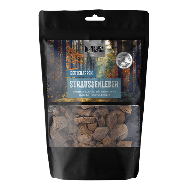 Black Canyon Prey Bites Ostrich Liver Bites 50g