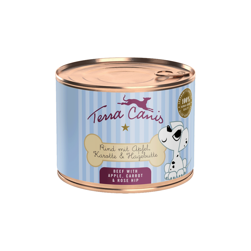 Hrana umeda caini Terra Canis Puppy Beef 120051, pui, vita, 200g, ingrediente naturale image 0