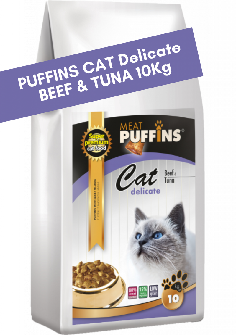 Hrana Uscata Pisici PUFFINS Naturals 06142, adult, 58% vita, 14% ton, 10kg image 0