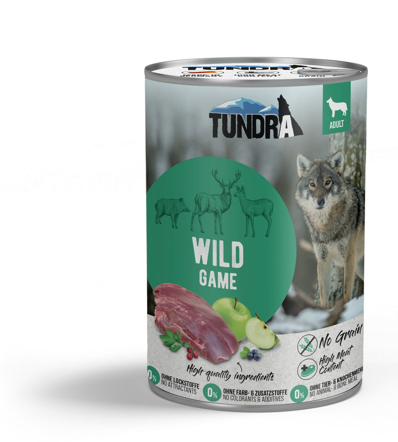 Hrana umeda caini TUNDRA Dog Game 631, vanat, 400g, Adult All Breed image 0