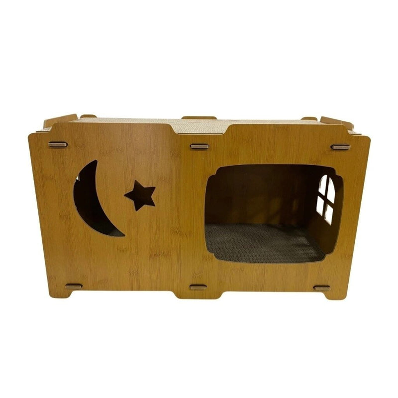 Casuta pisici BUNTZ 97109, MDF si carton, 60x30x35 cm, design modern, 3.8 kg image 0