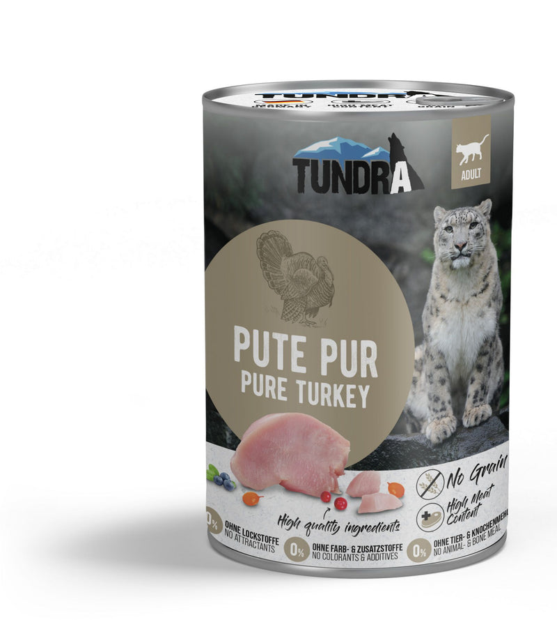 Hrana umeda pisici TUNDRA Cat Curcan 714, 93% curcan, 400g, pisici adulte image 0