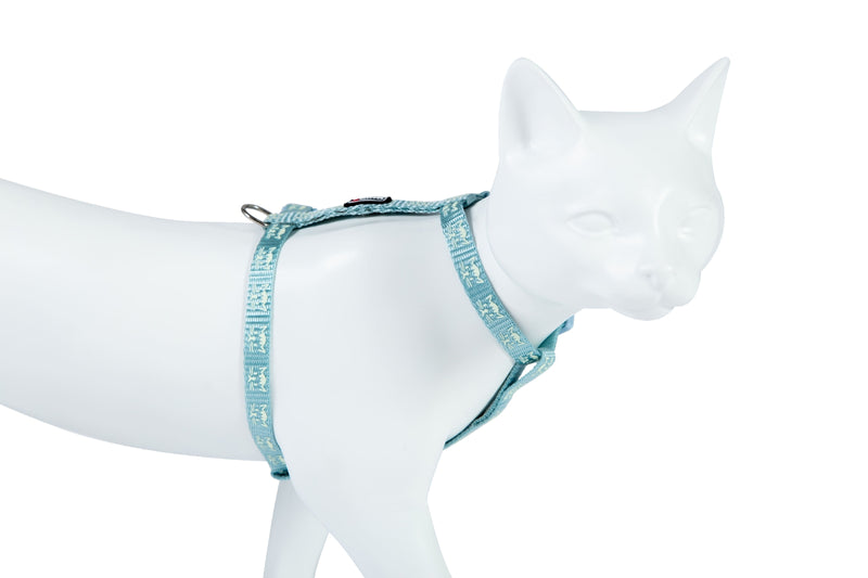 Freedog Reflective Cat Harness BLUE 10mm x 19 30cm - Ham