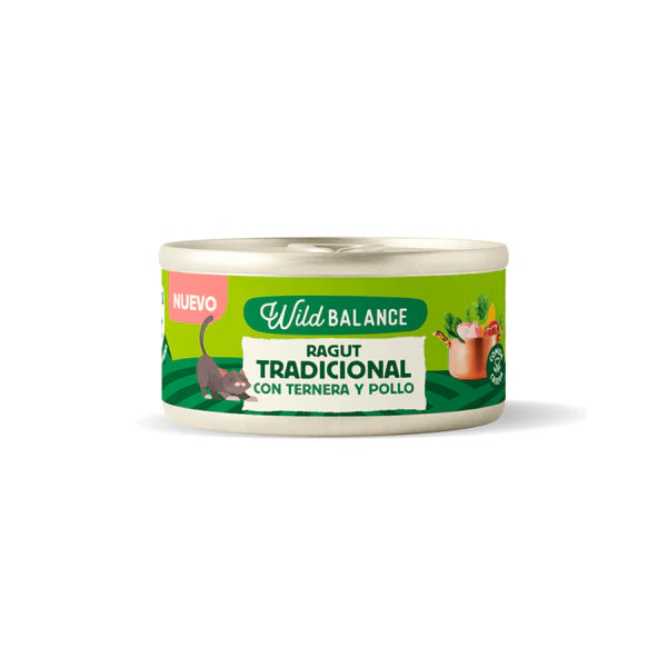Wild Balance Cat Traditional Ragout Beef and Chicken 80g (Vita si Pui)