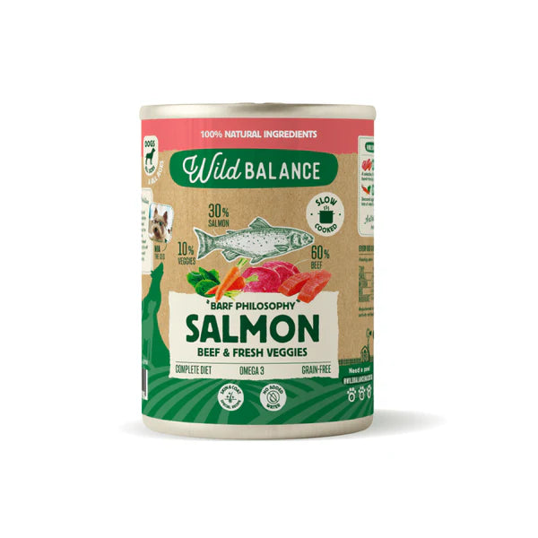 Wild Balance Dog Salmon and Beef 400g - BARF Philosophy (Somon si Vita)