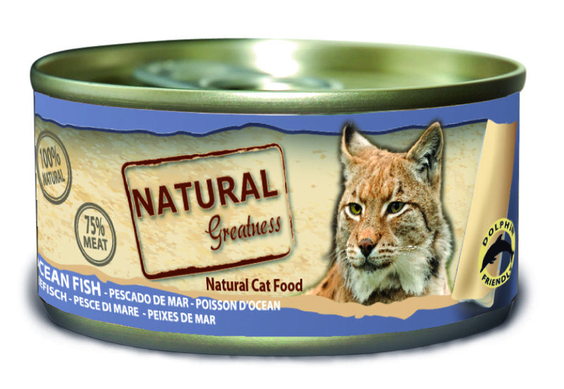 Hrana umeda pisici Natural Greatness NGC070003, macrou 45%, dorada 30%, 70g, fara conservanti image 0