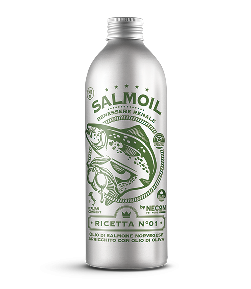 Ulei de somon NECONPETFOOD Salmoil 950 ml, Omega 3, Functie renala, Caini si Pisici image 0