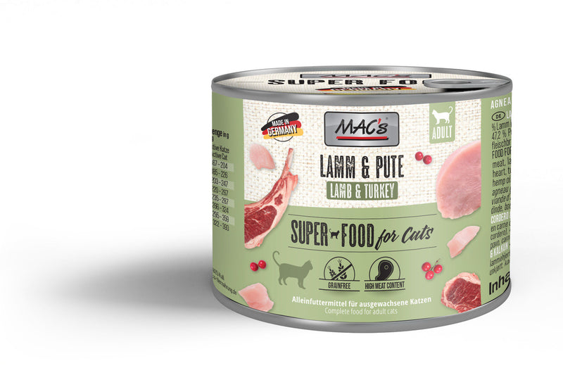Hrana umeda pisici MAC's Cat 805, miel si curcan, fara cereale, 200g image 0