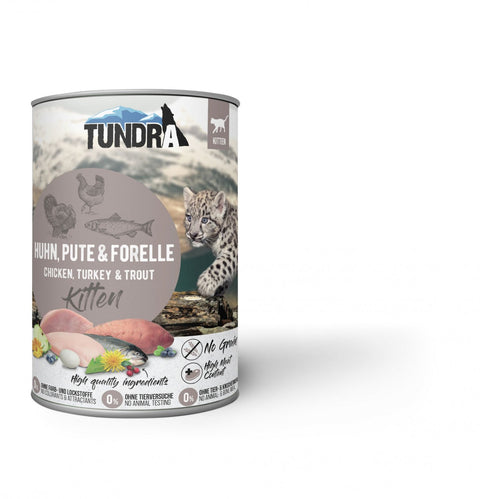 Hrana umeda pisici TUNDRA Kitten 716, pui curcan pastrav, 400g, umiditate 80% image 0