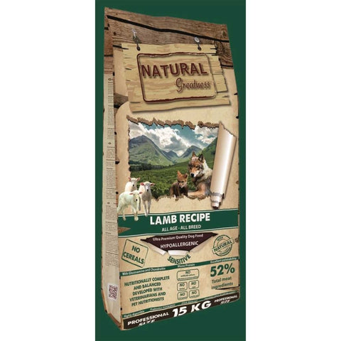 Hrana caini Natural Greatness miel 15 kg, premium, fara cereale, 29% proteine, Omega 3 si 6 image 0