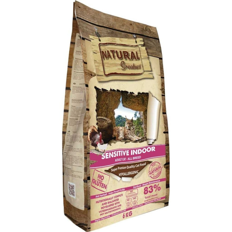 Hrana pisici Natural Greatness ASC39SI06, hipoalergenica, pui curcan, 6 kg image 0