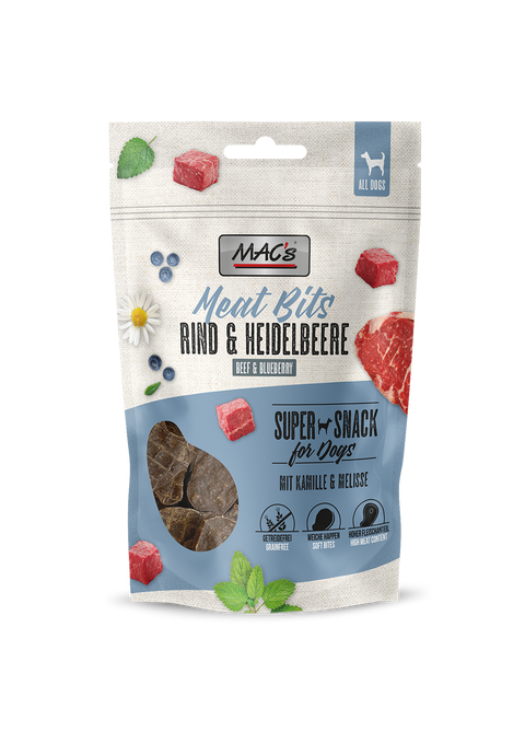 Recompense caini MAC's 9621-7089, 85% carne vita, 30% proteina, 90g, Afine image 0