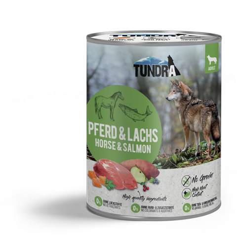 Hrana Umeda Caini TUNDRA Dog Horse Salmon 800g, carne cal, somon, caini adulti image 0