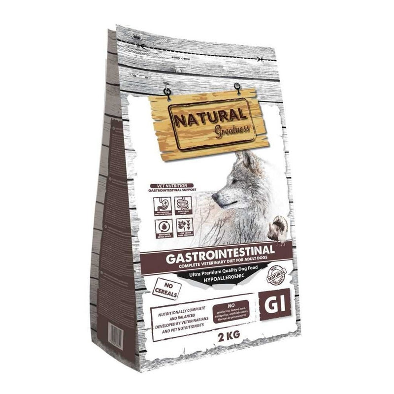 Hrana caini Natural Greatness Gastrointestinal ASQ61GA02, 2kg, hipoalergenica, fara cereale, curcan image 0