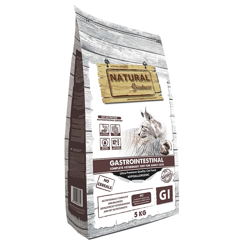 Hrana pisici Natural Greatness Gastrointestinal ASB61GA05, 5kg, hipoalergenica, curcan, fara cereale image 0
