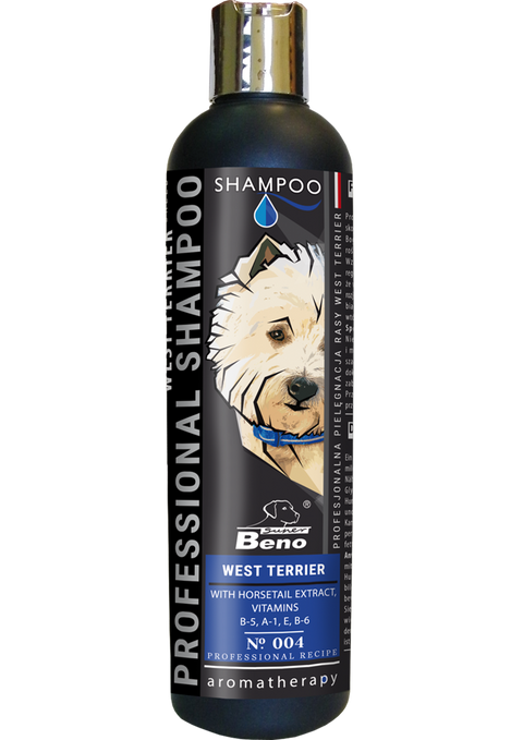 Sampon caini SuperBeno 97559, West Terrier, blana alba, keratina, 250ml image 0