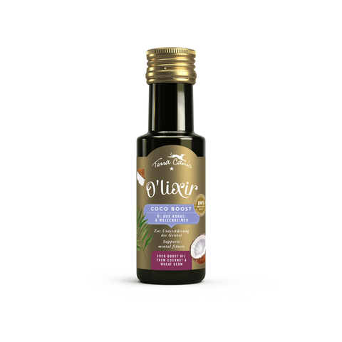 Supliment caini Terra Canis Coco Boost, ulei nuca cocos MCT, vitamina E, 100ml, suport digestiv image 0