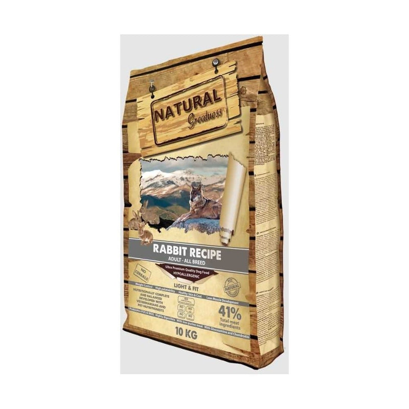 Hrana caini Natural Greatness ASK79LR10, iepure, hipoalergenica, fara cereale, 10 kg image 0