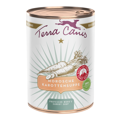 Hrana umeda caini Terra Canis Moro, 400g, 50% morcovi, usor digerabila, diaree image 0