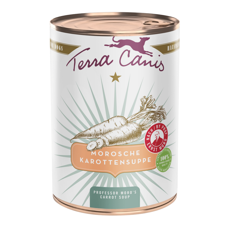 Hrana umeda caini Terra Canis Moro, 400g, 50% morcovi, usor digerabila, diaree image 0