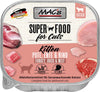 Hrana umeda pisici MAC's Cat Kitten 100g, curcan, vita, rata, fara conservanti artificiali
